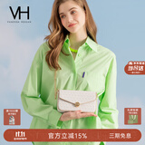 VANESSA HOGAN VH女包山茶花信封包轻奢老花链条小包单肩斜挎包生日礼物送女友
