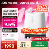 鱼跃3L升新国标医用制氧机轻音升级39分贝带雾化氧气机8F-3ZW