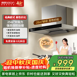 帅康（Sacon）限时特价【净界pro】欧式顶吸式抽油烟机家用 25m³大吸力 挥手T型排烟机CXW-298-T810(Pro)
