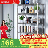 溢彩年华 厨房置物架落地仓储货架家用阳台铁艺储物架收纳架子五层2801SR