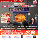 凯度（CASDON）【杨幂推荐】旗舰新品 双热风2.0家用嵌入式微蒸烤箱一体机 智能语音交互大容量58L ZRpro 二代