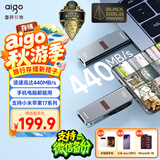 爱国者（aigo）128GB Type-C USB3.2 手机电脑双接口U盘U357 读速440MB/s 商务办公多功能优盘