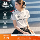 卡帕（Kappa）背靠背运动短袖女士2026新款夏季纯棉透气t恤跑步上衣 K0F42TD22D