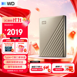 西部数据（WD）移动硬盘6TB type-c Ultra系列 2.5英寸 金 机械硬盘 笔记本电脑外接加密兼容Mac 大容量家庭存储