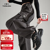 唐狮（TonLion）2026秋冬季女工装休闲长裤时尚阔腿裤Z