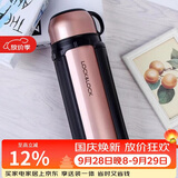 乐扣乐扣（LOCK&LOCK）保温壶304不锈钢大容量便携式家用保温保冷水壶户外露营旅行壶1.5L金色