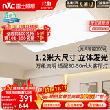 雷士（NVC）吸顶灯具客厅灯大灯智能高端大气LED照明1.2m大尺寸光鸿包安装