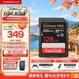 Sandisk闪迪相机卡4K高清SD卡 UHS-I微单存储卡微单反摄像储存大卡内存sd卡内存卡 128G【联系客服送读卡器入会领10元券】