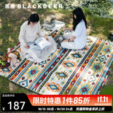 黑鹿（BLACKDEER）奇域野餐垫 草坪垫子地垫户外野炊便携防潮垫加厚爬行垫ins风餐布 [8-10人奇域]特厚防水300*200cm