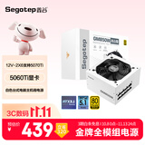 鑫谷（segotep）GM850W ATX3.1金牌全模组冰山版电源（12V-2X6支持5070Ti/5060Ti显卡/白色台式电脑主机箱电源）