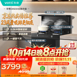 华帝集成灶【张凌赫同款】135L二星级消毒油烟机燃气灶23风量5.0kW定时灶烟灶套装i30G50天然气右排风