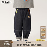 马·拉丁（M.Latin）马拉丁童装儿童裤子2025秋装新款男大小童趣味印花牛仔长裤