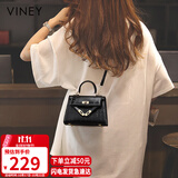 viney牛皮包包女包轻奢凯莉包斜挎手提单肩包生日礼物高级感送女友老婆