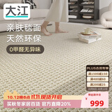 大江进口羊毛地毯客厅现代简约素色轻奢高级感沙发地毯140x200cm