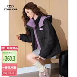 唐狮（TonLion）2026冬季女新款棉服设计感连帽短款棉衣好看潮流外套百搭棉袄