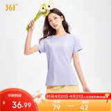 361°t恤衫女夏季新款潮流休闲宽松运动正肩上衣服短袖女装662629106-3