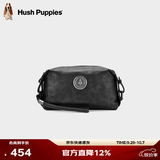 暇步士（Hush Puppies）男士手包轻奢高档品牌真皮商务手抓包新款牛皮革双色手拿包礼物 银灰色HA-1811711W-5813