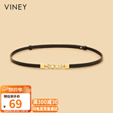 viney牛皮腰带女时尚装饰搭配裙带外穿束腰封百搭学生休闲皮带生日礼物