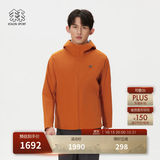 KOLON SPORT/可隆户外软壳夹克 男士防泼水Amazon shell Hybrid外套 LHJK6MN061-BC 砖红 XL 180/100A