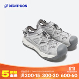 迪卡侬（DECATHLON）溯溪鞋女户外登山涉水鞋沙滩郊野徒步防滑凉鞋夏日NH900洞洞鞋 岩灰色 37