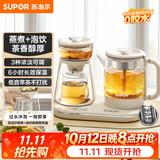 苏泊尔（SUPOR）养生壶蒸汽喷淋煮茶器多功能泡茶烧水壶保温电热水壶304不锈钢蒸茶泡饮两用SW-08C11