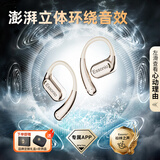 ESSONIONice Pro【热销100w+丨柏林之声】新款骨传导概念不入耳蓝牙耳机挂耳开放式跑步运动礼物索尼适用 香槟色【ACS空间声场+久戴舒适】 【尊享 | 鎏金黑礼盒典藏套装 含礼袋】