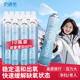 贝诺宁氧气瓶便携式氧气罐孕妇老人家用氧气袋吸氧瓶高原反应1.4L*10瓶