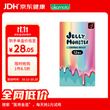 冈本超薄JELLY MONSTER避孕套 成人计生情趣用品 12只 日本进口