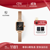 丹尼尔惠灵顿（DanielWellington）DW女士手表复古小方糖钢表带石英腕表生日礼物送女友DW647