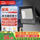 佛山照明led投光灯户外探照灯室外照明灯射灯庭院灯50W天耀IP66