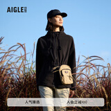 AIGLE艾高全拉链抓绒衣POLARTEC户外保暖锁温连帽女 黑色 BE651 建议拍小 40 (170/92A)