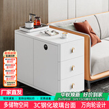 雅美乐沙发边柜客厅可移动玻璃边几家用小户型简约现代小茶几