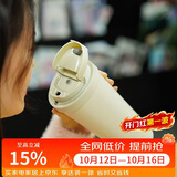 乐扣乐扣（LOCK&LOCK）遇见元气保温保冷咖啡杯弹跳盖男女颜值水杯白色550ML