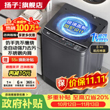 扬子【政府补贴15%】洗衣机全自动一级能效 家用大容量洗烘一体波轮 以旧换新出租房宿舍神器 8KG单人优选【一级能效+蓝光抑菌风干】 波轮
