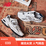 NEW BALANCE男女款复古轻便秋季透气白色休闲老爹运动鞋530系列MR530SG 37