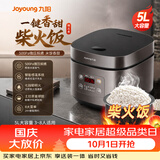 九阳（Joyoung）电饭煲家用5L大容量微压电饭锅多功能智能预约大功率土灶原釜球胆内胆柴火饭蒸饭锅3-10人 50FZ821【升级球胆大容量柴火饭】 5L