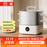 米家小米电蒸锅电炖锅电煮锅S1 家用多功能煮蛋器电火锅蒸煮一体 不粘锅 304不锈钢 分体式大容量13升