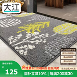 大江入户地垫门口脚垫户外进门地毯高端丙纶入户门垫80x110cm