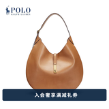 Polo Ralph Lauren 拉夫劳伦 Polo ID 女配 经典款皮革大号单肩包RL51958 270-棕色 ONE