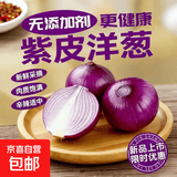 【东东农场专供】新鲜洋葱内蒙生鲜蔬菜水果紫洋葱即食凉拌大葱头 精选洋葱净重 1500g 单果150g起
