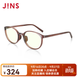 睛姿（JINS）防蓝光SCREEN HEAVY防辐射圆框护目眼镜轻量FPC23S003学生开学 84棕色