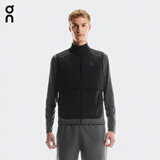 On 昂跑 Weather Vest 男款轻量填充跑步马甲 Black/Eclipse 黑色/日食黑 M