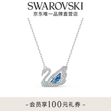 施华洛世奇（SWAROVSKI）【生日礼物】Swan优雅天鹅项链女吊坠轻奢送女友老婆女 125周年蓝色5533397