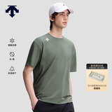 迪桑特（DESCENTE）ESSENTIAL男女同款凉感抗菌吸湿速干短袖针织衫 KK-卡其色 3XL (190/108A)