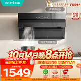 华帝脱排抽油烟机【推荐搭123灶具】侧吸式25变频风量家用大吸力静音一级能效新款自动清洗 i11269