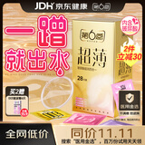 第六感避孕套 超薄玻尿酸四合一28只 避孕套男专用防早泄敏感套京东自营