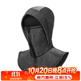 洛克兄弟（ROCKBROS）摩托车头套抓绒保暖骑行面罩围脖套户外男女冬季防风护颈 御风-大码(头围60-66cm)