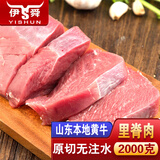 伊舜国产现宰杀黄牛肉牛腩牛肋条牛里脊牛腱牛上脑牛腿肉新鲜生鲜肉 牛里脊1000克*2袋