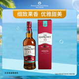 格兰威特（ThE GLENLIVET）15年 陈酿  苏格兰 单一麦芽 威士忌 洋酒 700ml  