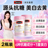 Swisse抗糖丸美白内服胶原蛋白抗衰老嫩肤澳洲斯维诗小粉瓶热巴同款 【2瓶装 立减40】升级抗糖丸 60粒*2瓶